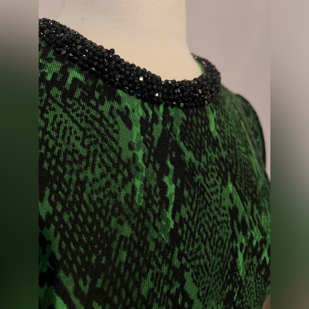 INC Snakeskin Embellished Blouse
